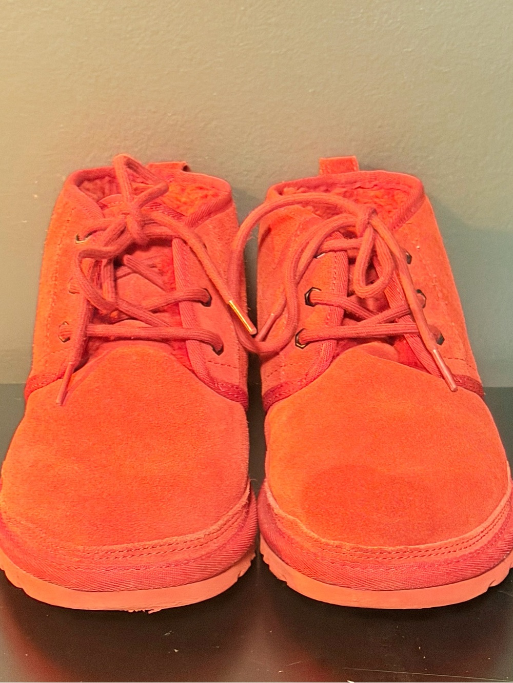 UGG Neumel Samba Red Suede Chukka Boots